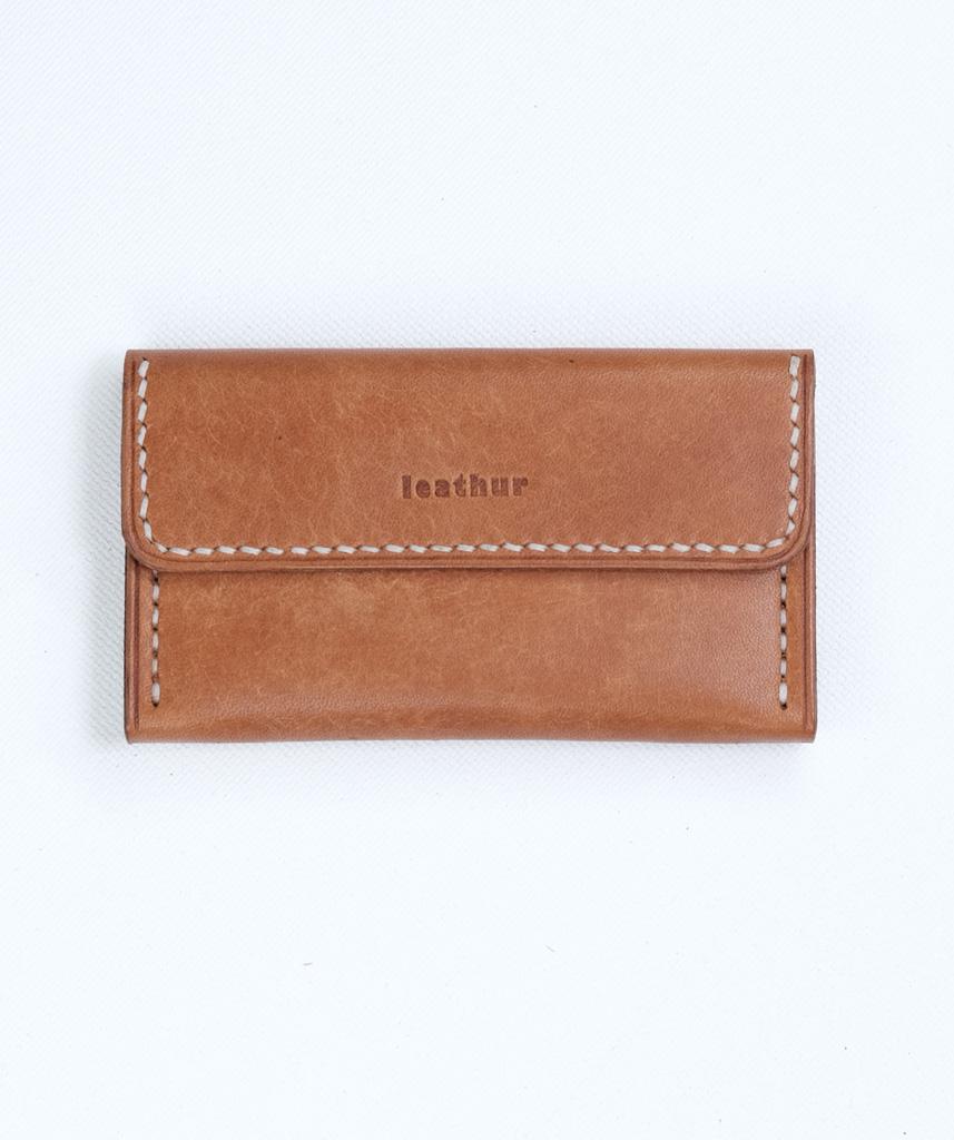 FUMI-F Amber Leather Card Holder