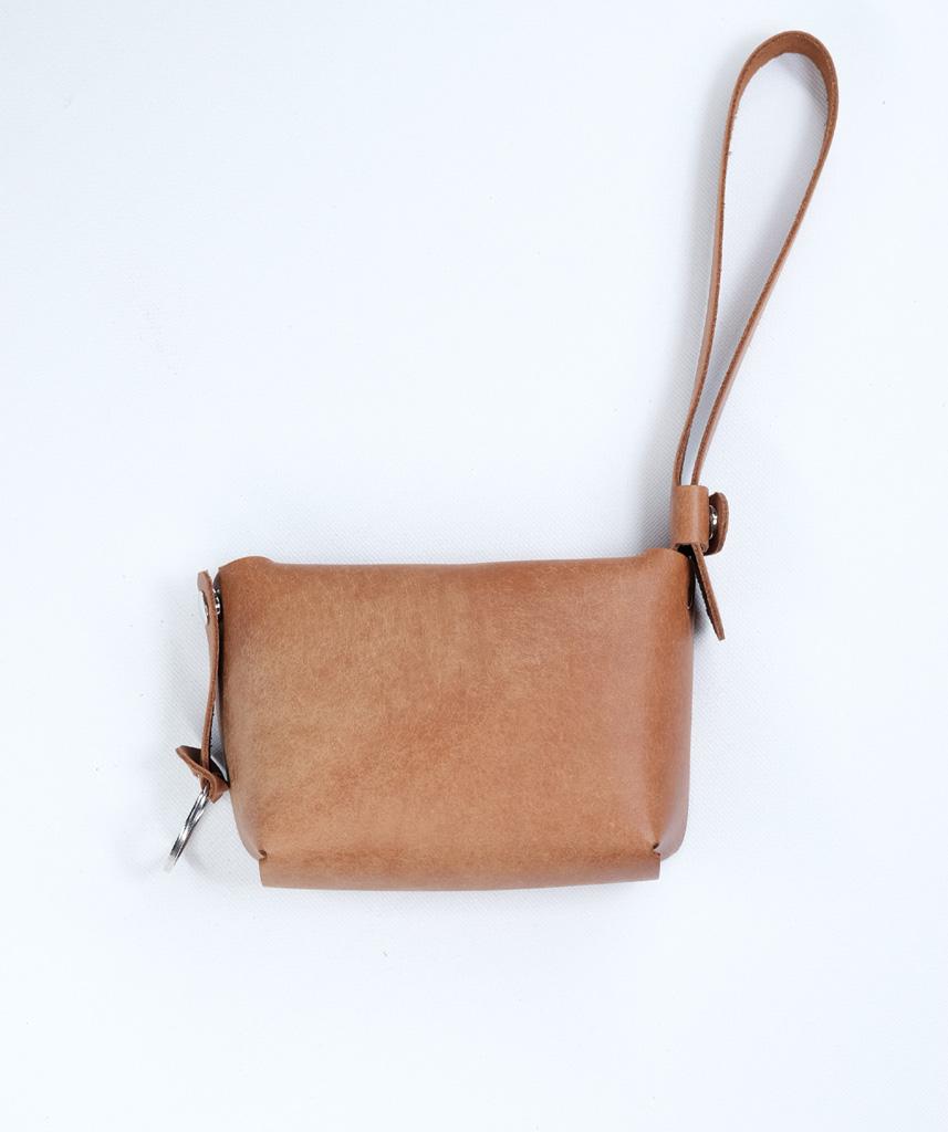 ORI MINI Amber Deri Charm Çanta 