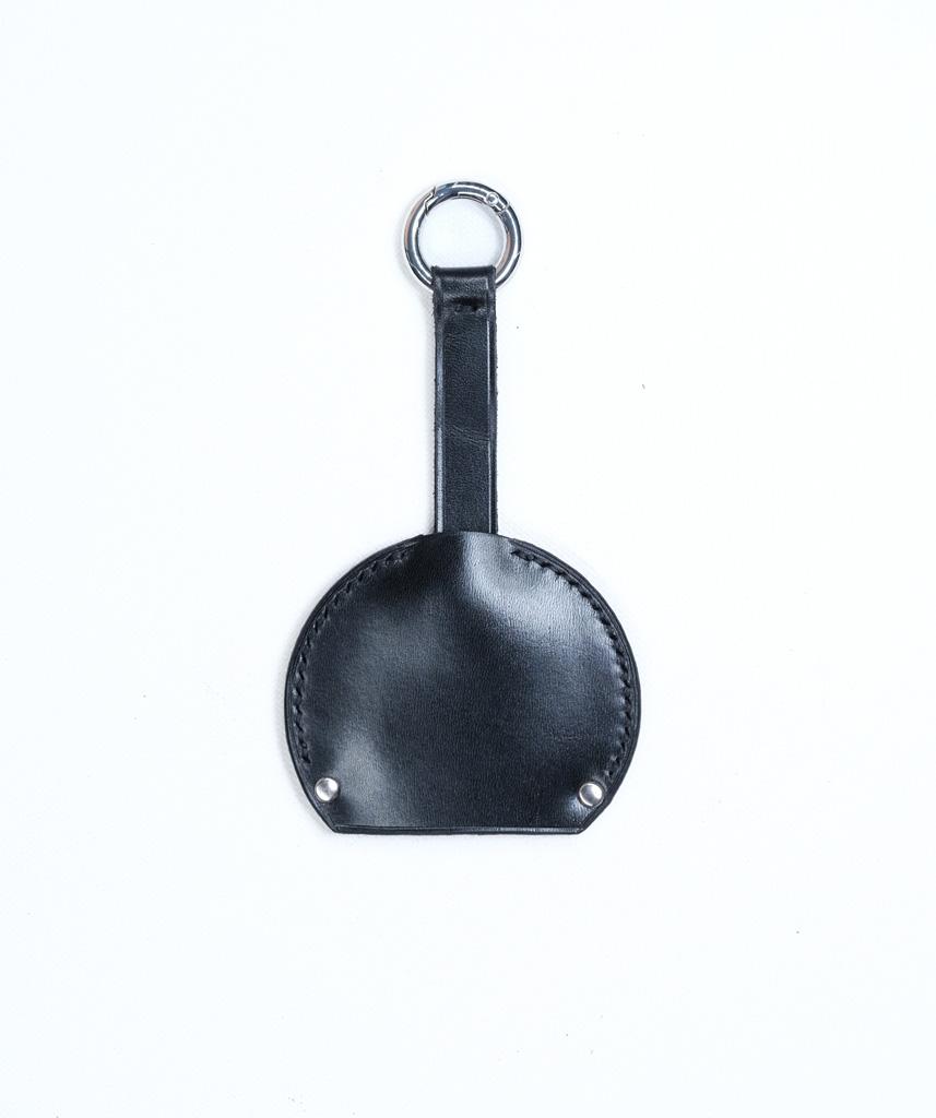 LUBU Glossy Black Leather Key Holder