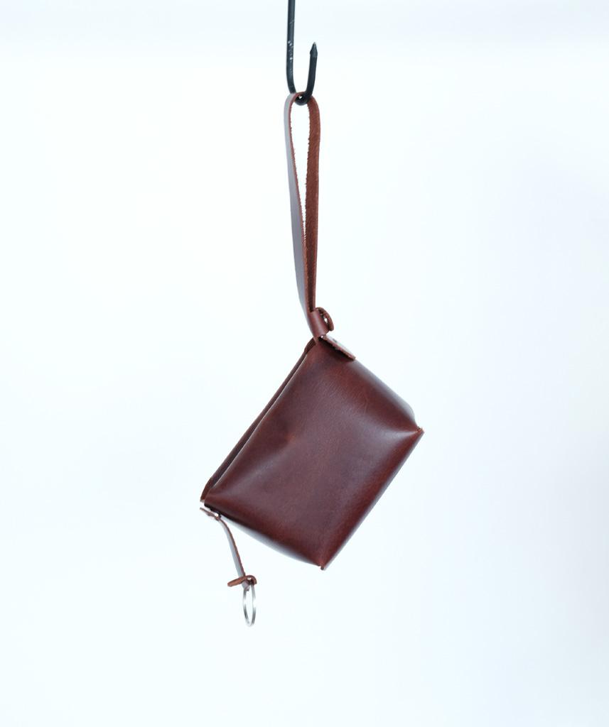 ORI MINI Brown Leather Charm Bag