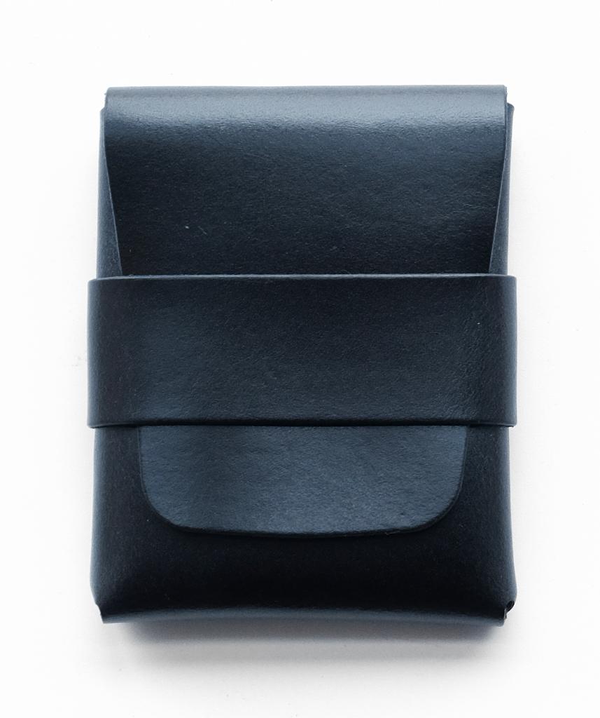 SMOKN ONE Glossy Black Leather Wallet